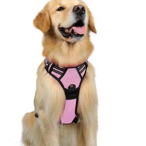 NWOT No Pull, Adjustable Dog Harness in Pink by Rabbitco